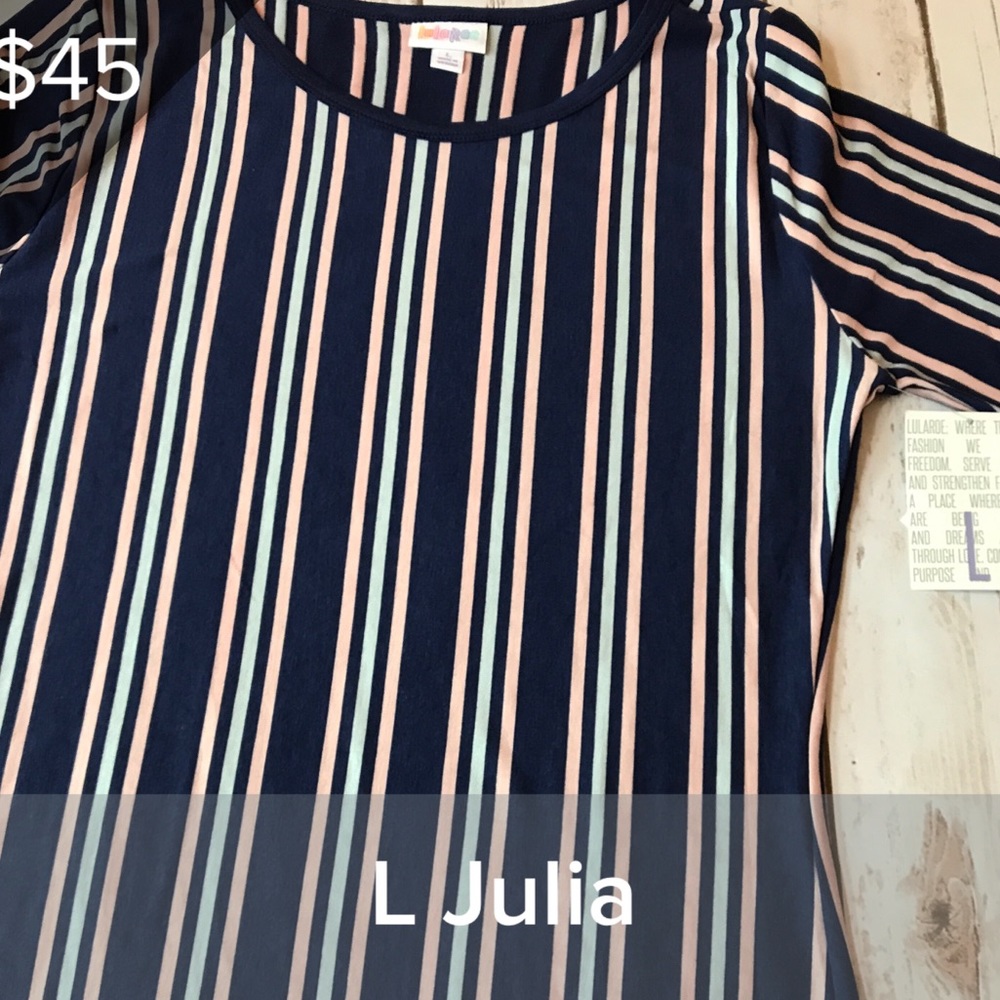 LuLaroe brand new Julia dress size large